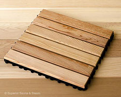 Superior Sauna Cedar Flooring
