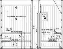 Superior Sauna Detailed Layouts