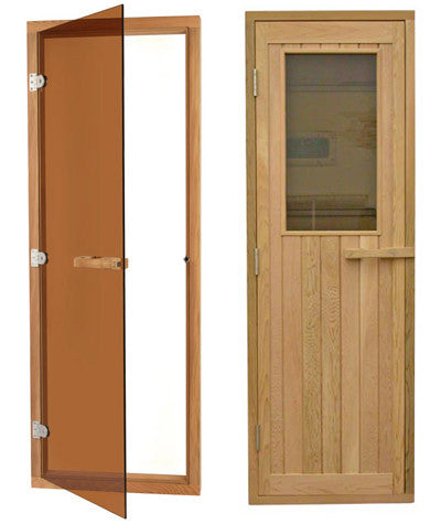 Superior Sauna DIY Kit Door Choices
