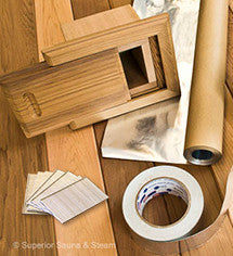 Superior Sauna Custom Bench DIY Kits
