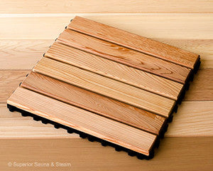 Superior Sauna Flooring Option Cedar