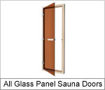 Superior Sauna All Glass Door