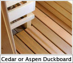 Superior Sauna Duckboard Flooring