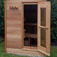 Superior Sauna Outdoor Cabin Sauna Glass Door