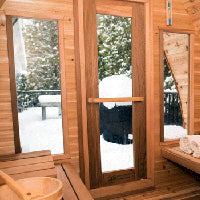 Superior Sauna Pod Outdoor Sauna Windows