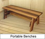 Superior Sauna Portable Benches