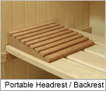 Superior Sauna Portable Headrest / Backrest