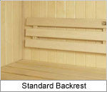 Superior Sauna Standard Backrest