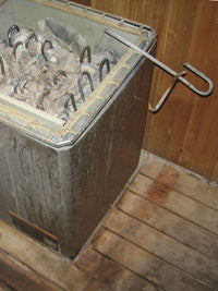 Sauna Heater Rock Damage