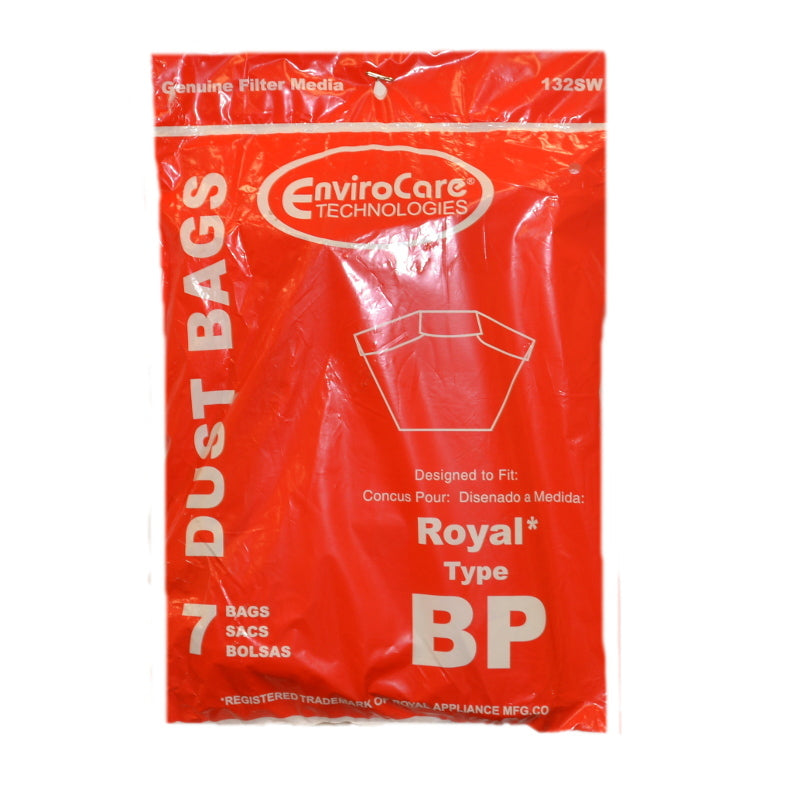 Hoover & Royal Back Pack Vacuum Type BP Paper Bags 7 Pk Generic Part # 132SW 