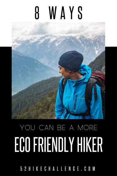 how to be a more sustainable hiker