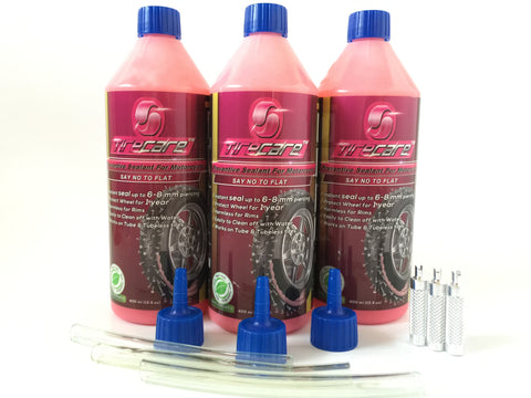 Tire Sealant: TireCare 400ml tire sealant for motorcycle