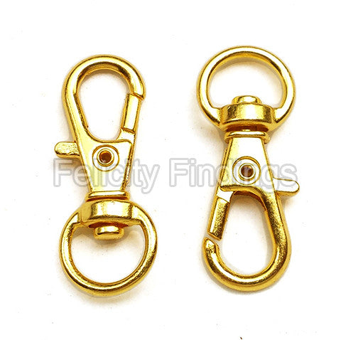 Swivel clasp (Gold plated) - 32mm