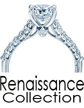 Verragio Engagement Ring and wedding band Renaissance Collection Jewelry
