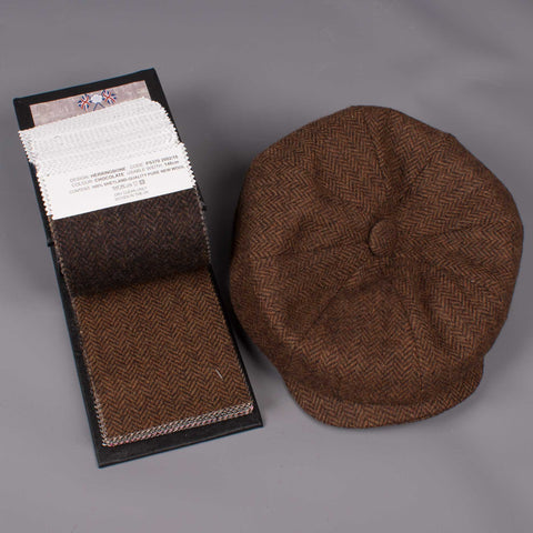 herringbone tweed hats