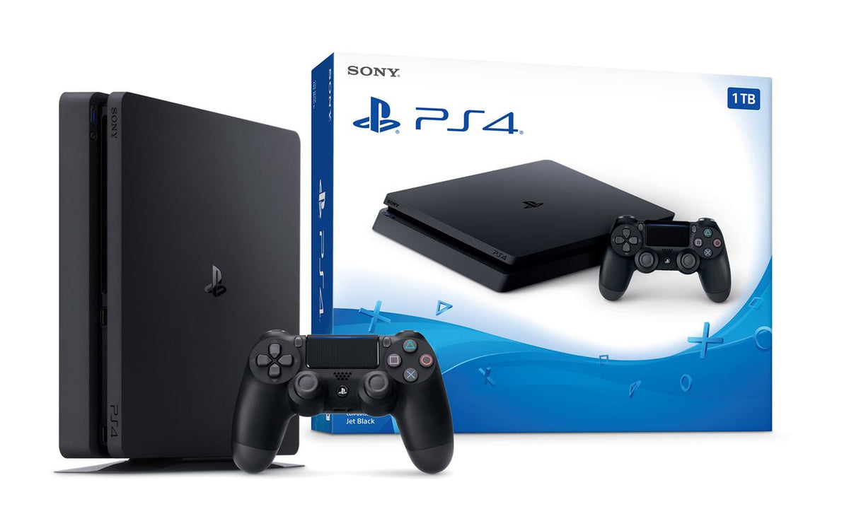 PlayStation PS4 HDR 1TB Console - Jet Black CUH-2215B – AceBeach