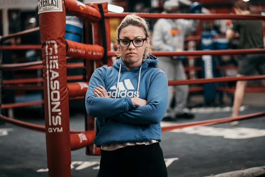 portrait of heather the heat hardy at gleasons gym by ph daniel sanchez