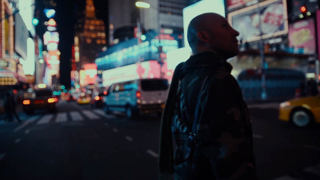 pablo cavides in time square