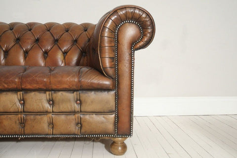 Brown Chesterfield Arm