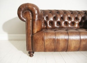 quality chesterfield sofa in leather