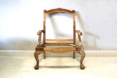 Frame Of A Antique Chair 