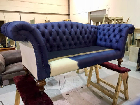 Leather upholstery restoration