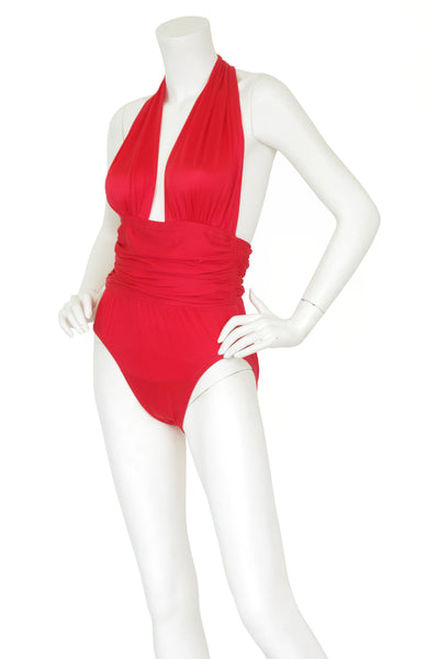 YSL vintage one-piece swimsuit late 70s-early 80s - www