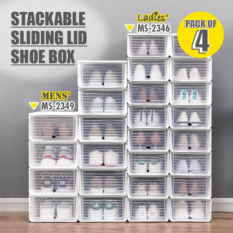 stackable storage shoe boxes