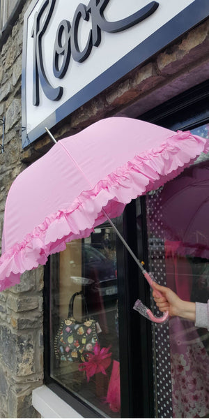 pale pink umbrella