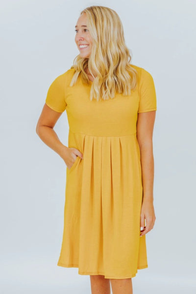 EASY LIKE SUNDAY MORNING DRESS IN YELLOW