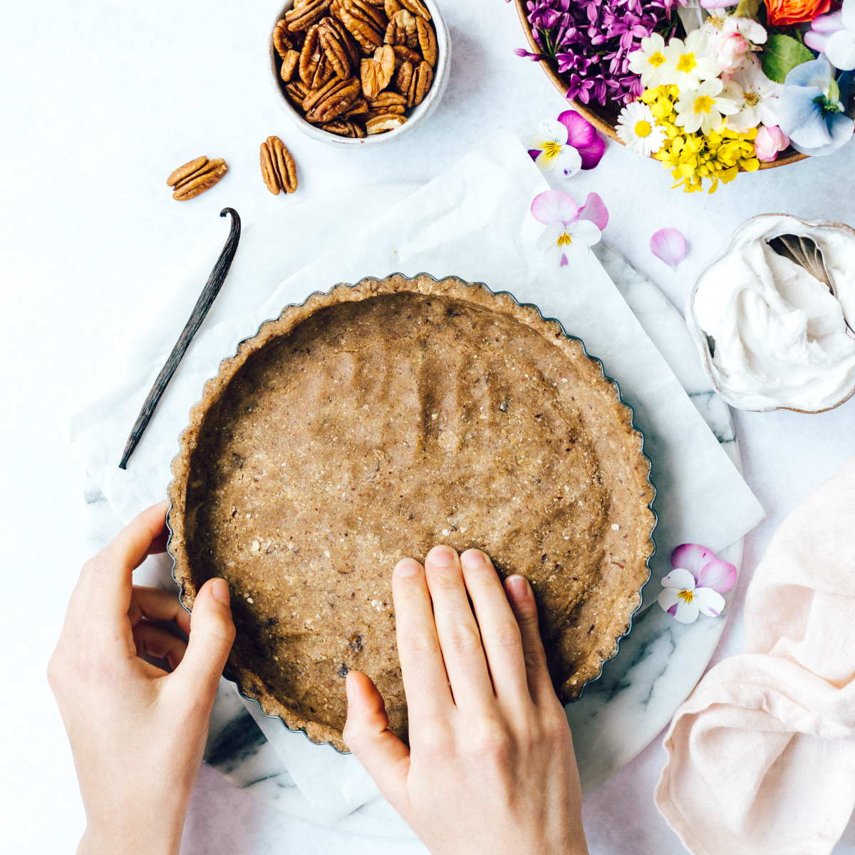 Vanilla Panna Cotta Tart