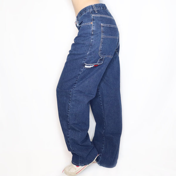 Materialisme komen Bestrating Vintage 90s Tommy Hilfiger Baggy Carpenter Jeans - Imber Vintage