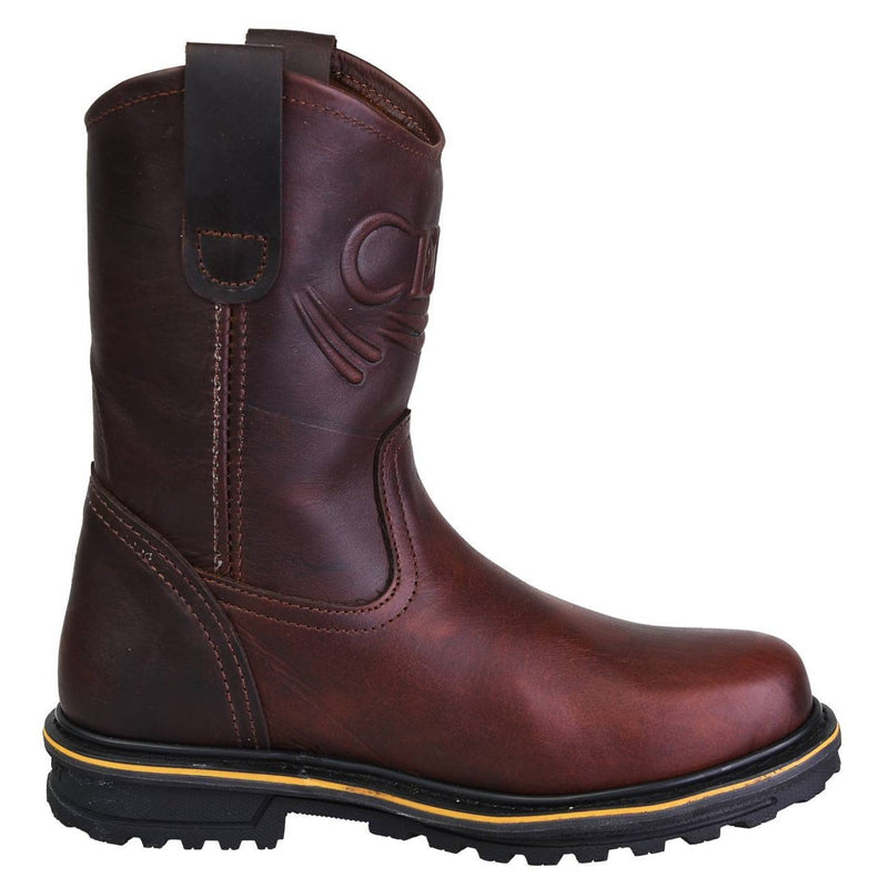 Men's Work Boots - Heavy Duty - Shedron Work Boots - Cebu - Pull On Work Boots - Shedron Wellington Work Boots