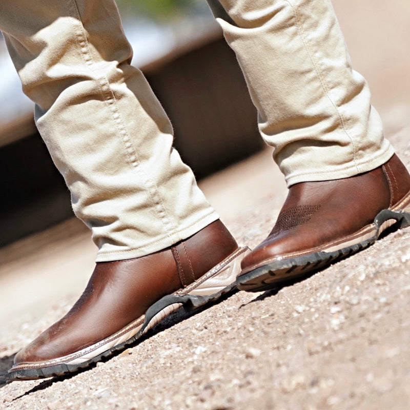 Men's Cebu Patriot Steel Toe Lightweight 10" Pull On Work Boots