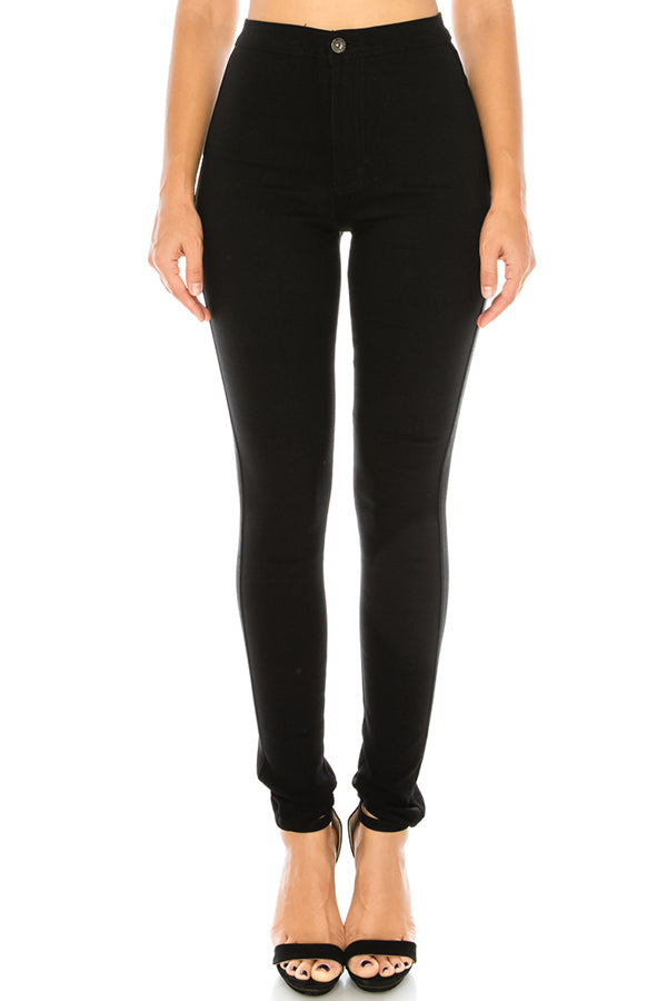 Basic 30" Inseam High Rise Super Stretch Disco Twill Jeans