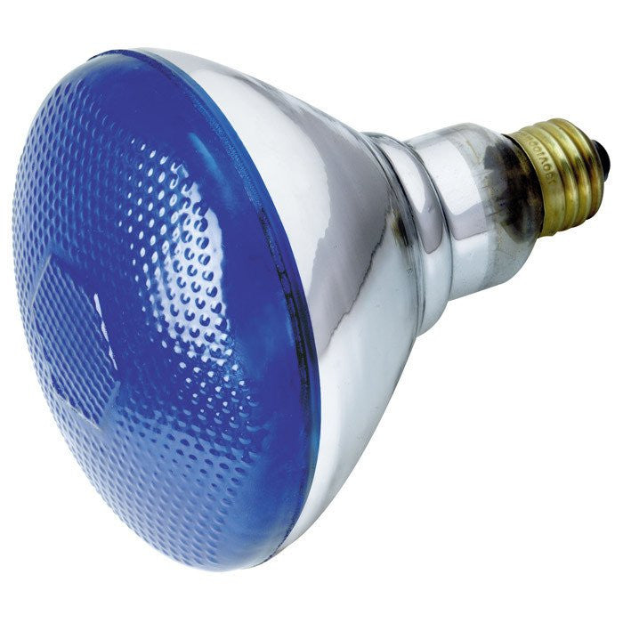 Satco S4428 100W 120V BR38 Blue