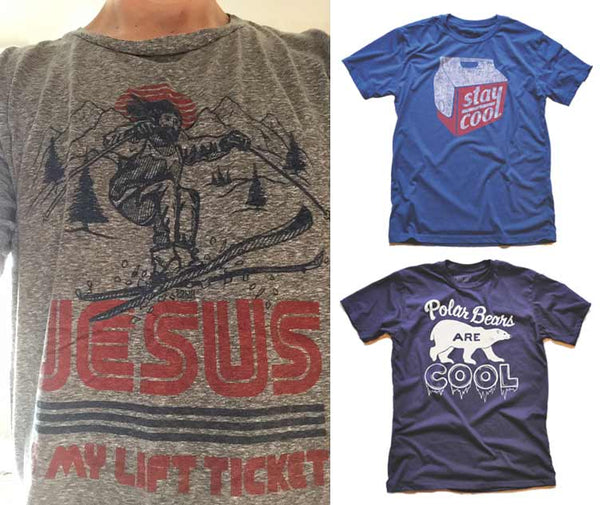 Jesus Is My Lift T-shirt Plus Cooler Vintage Inspired T-shirts by Solid Threads