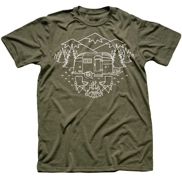 Campt Site Retro T-shirt by Solid Threads | What does it mean to be home?