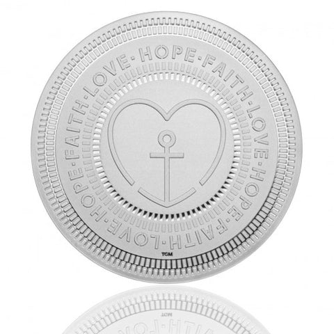 Hope & Happiness Silver Round - Le Grand Mint - Reverse