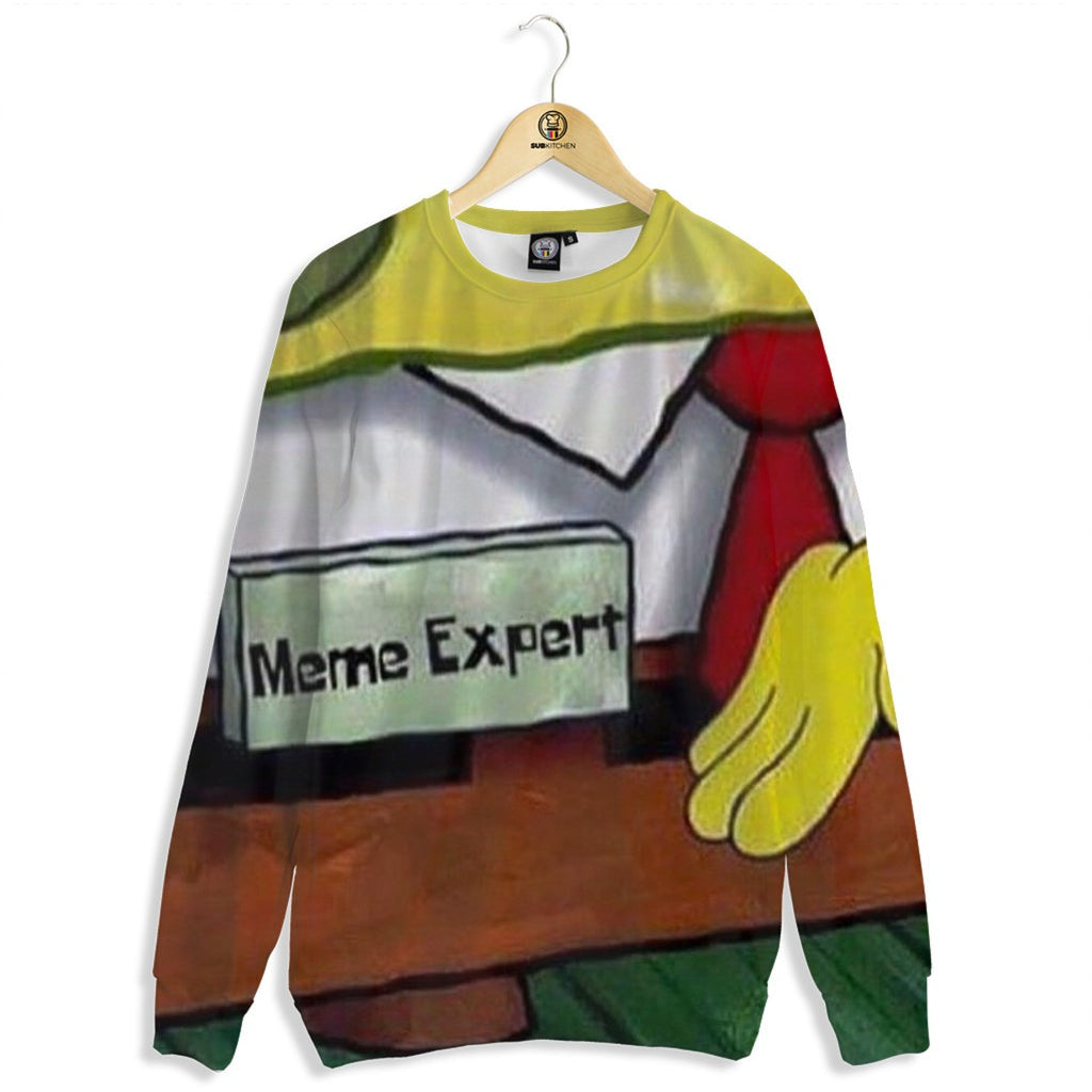 Spongebob Meme Expert Sweater Sweatergoals