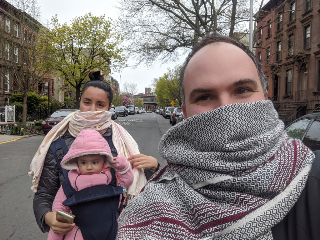 Turkish towels as facemasks