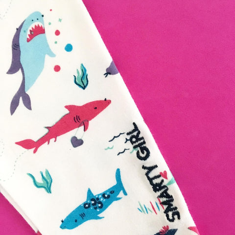 Toddler Girl Shark Leggings