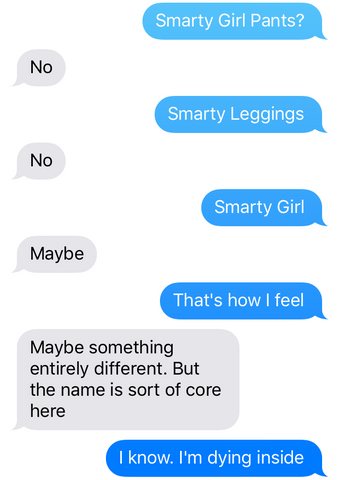Smarty Pants is Now Smarty Girl