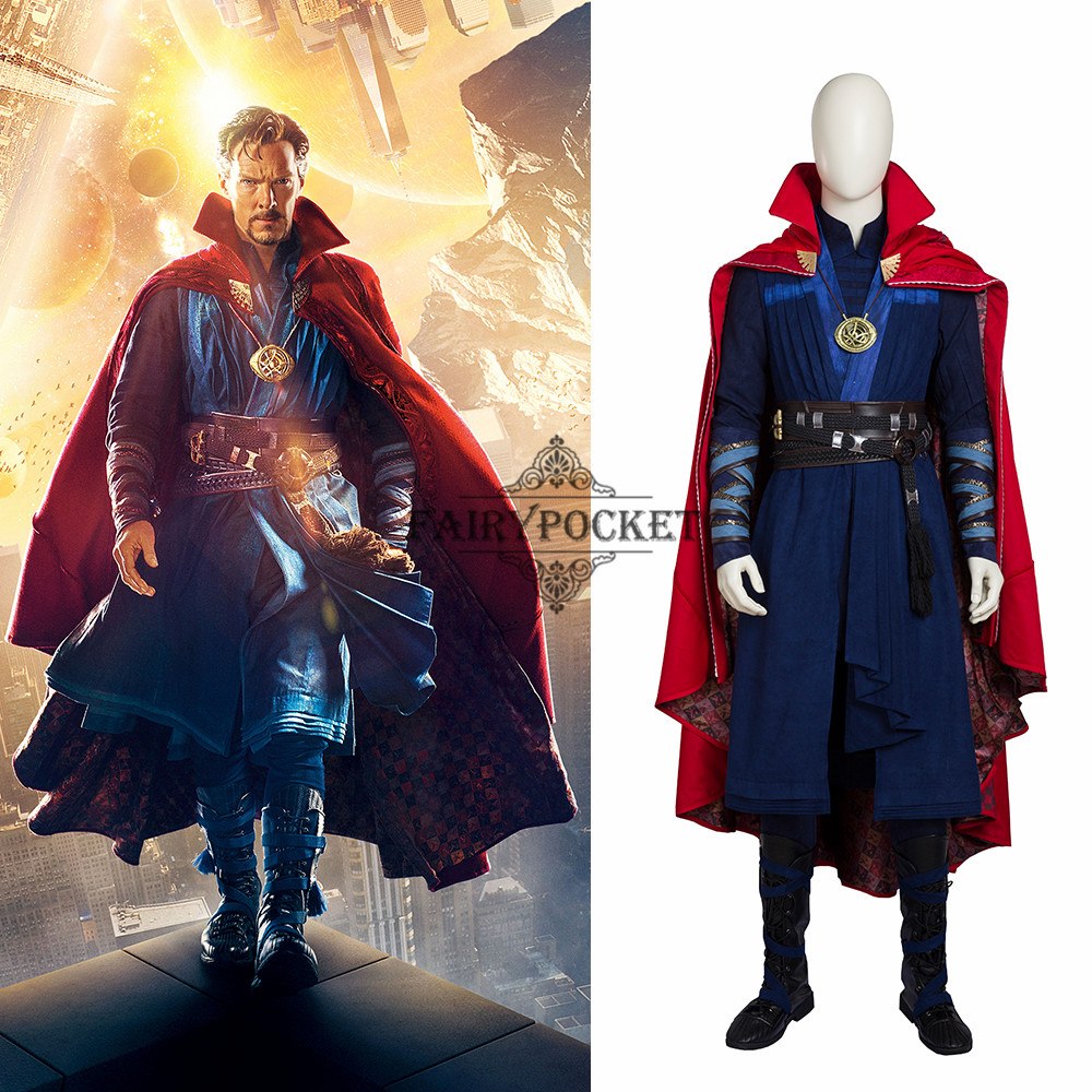 Doctor Strange Stephen Strange Cosplay Costume.
