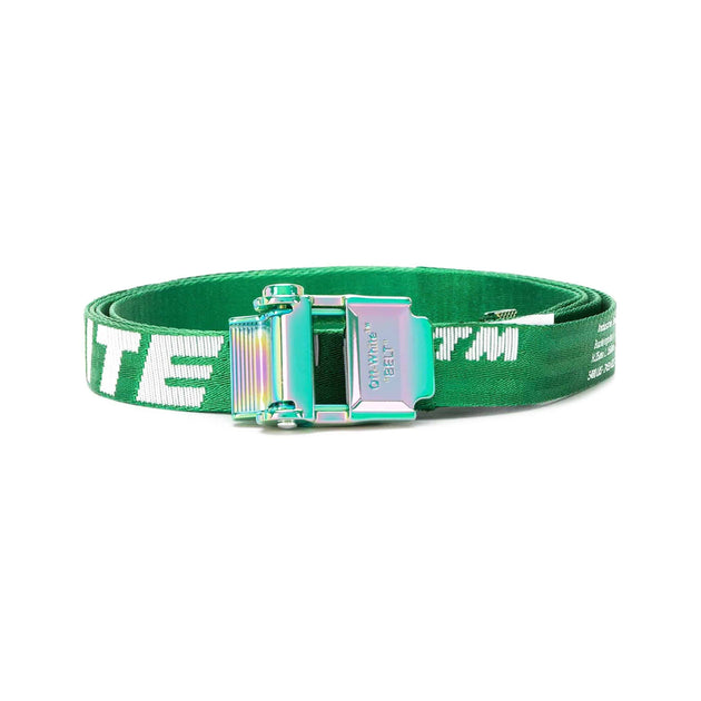 off white green belt