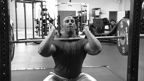 Beefy Arms? Use Straps for Front Squats