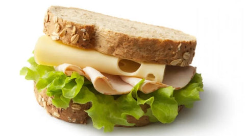 The balanced combination of protein, carbs and fat in this sandwich are ideal for mass-building