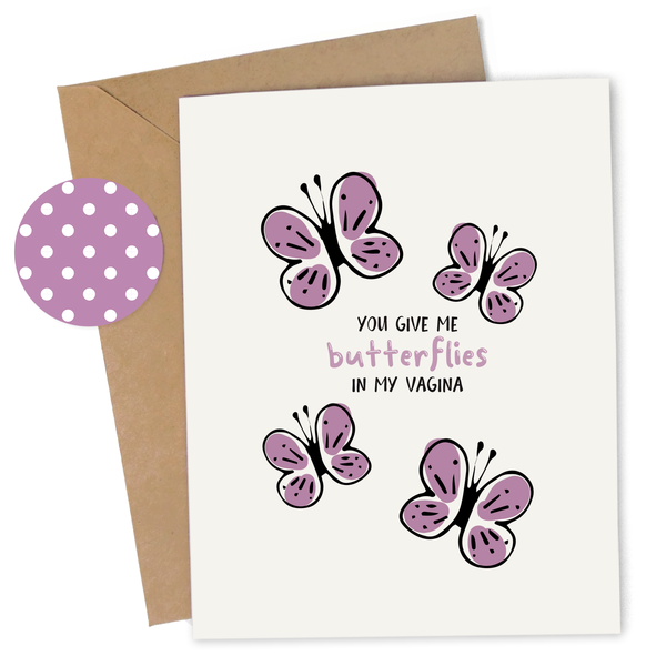 You Still Give Me Butterflies Greeting Card