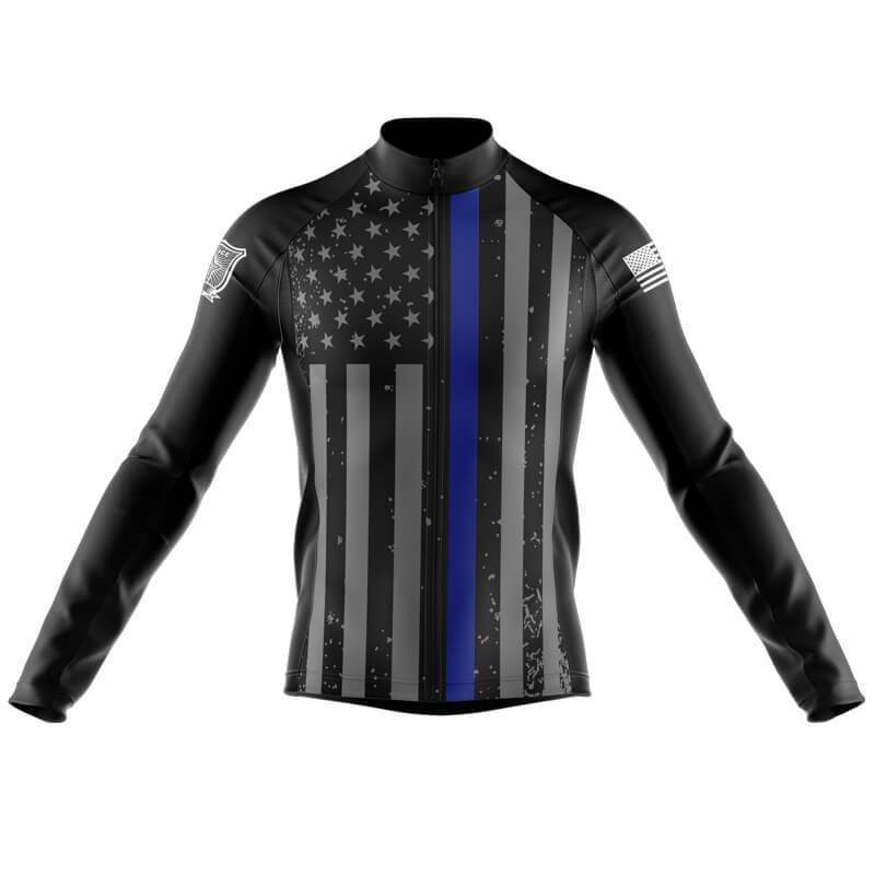 thin blue line bike jersey