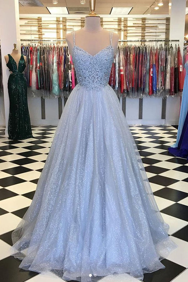 elegant light blue dress